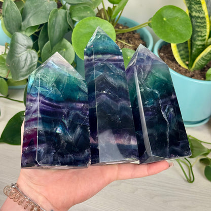 Rainbow Fluorite Tower