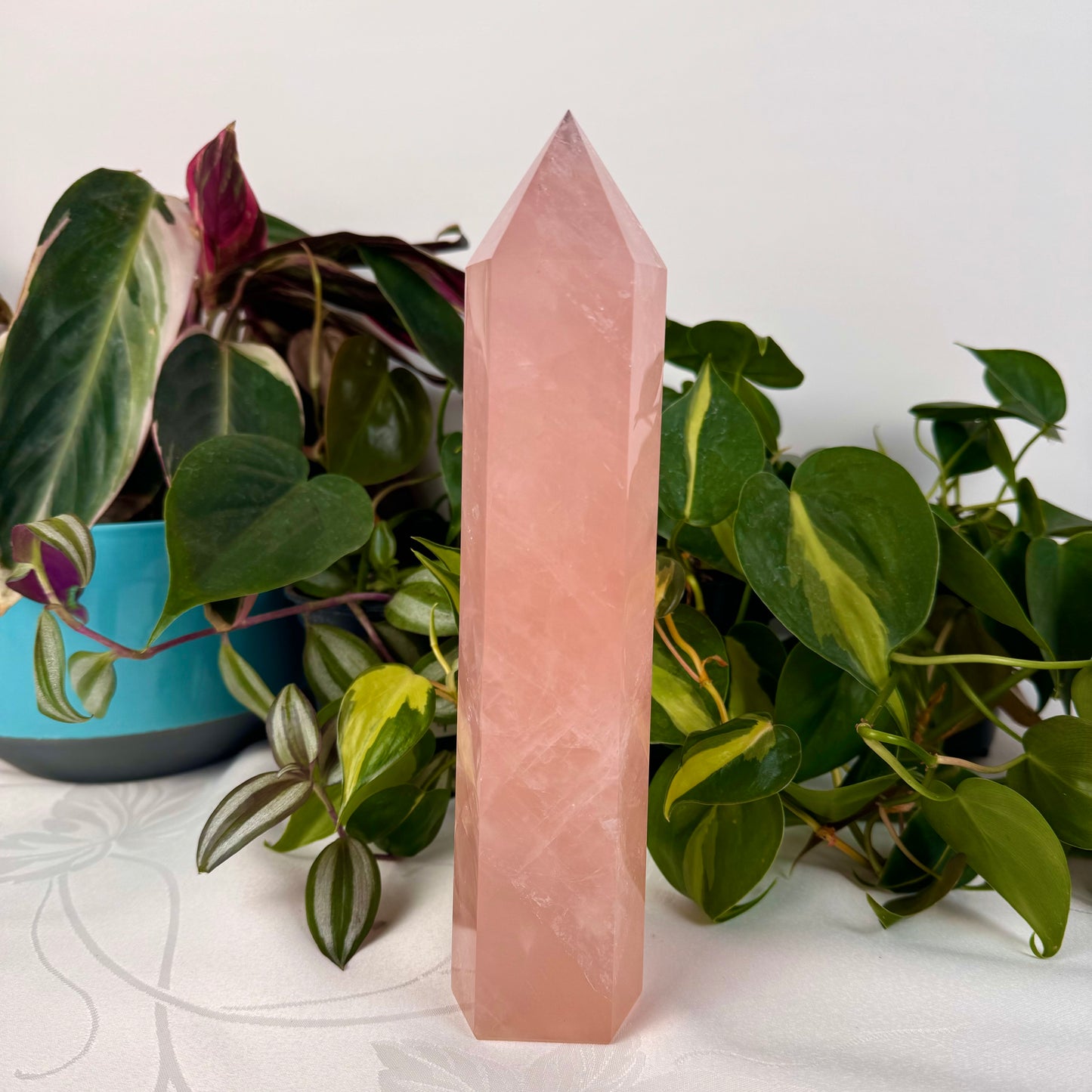 XL Rose Quartz Tower