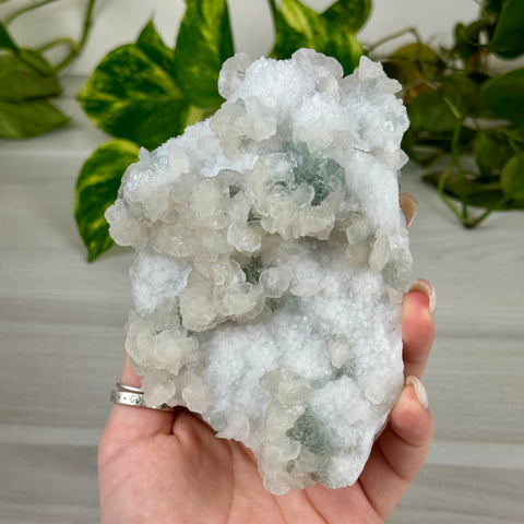 Minty Green Fluorite with Pink Calcite