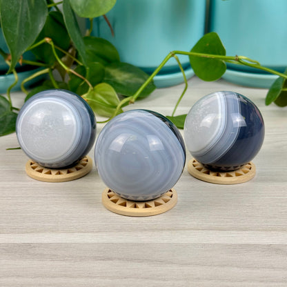 Orca Agate Sphere