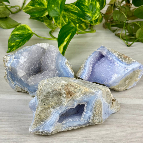 Druzy Blue Lace Agate Chunk