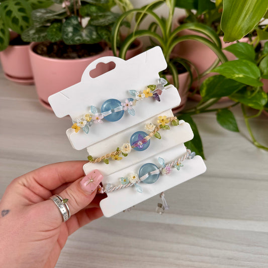 Intuitively Picked Aquamarine Donut Bracelet