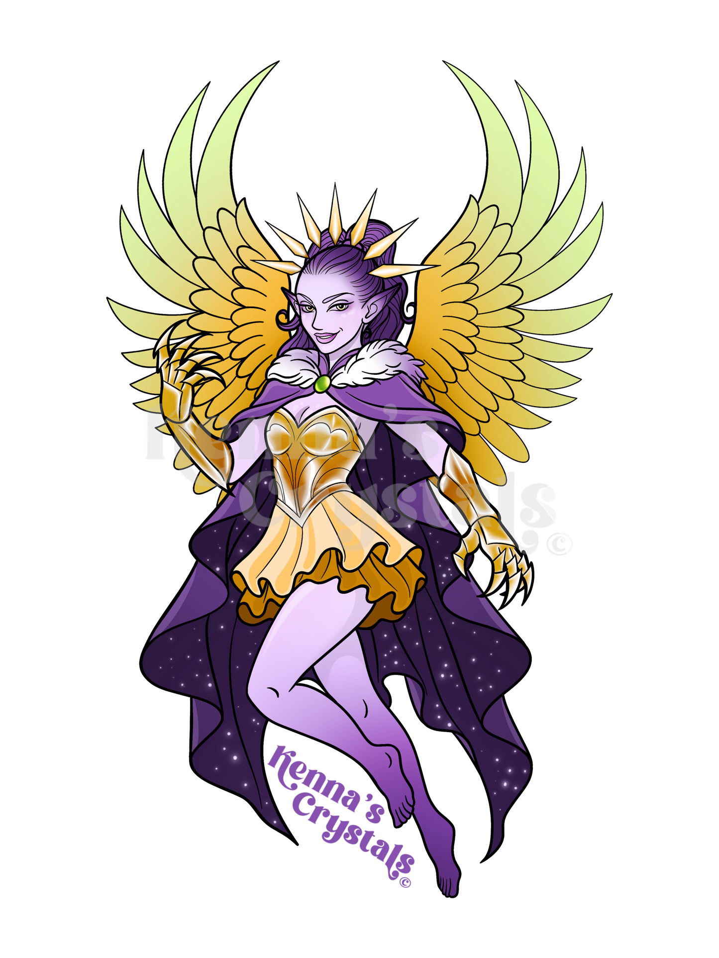 "Leona" Leo fairy sticker