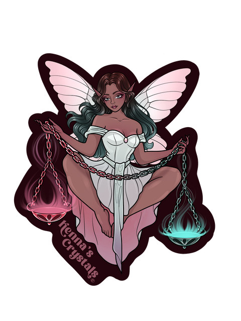 Hand-Drawn Collectible Libra