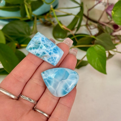 AAA Larimar Cabochon 188 13 - Kenna's Crystals from TikTok