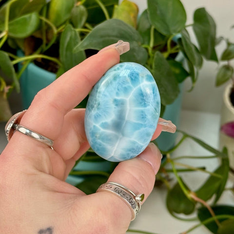 AAA Larimar Cabochon 455 22 - Kenna's Crystals from TikTok