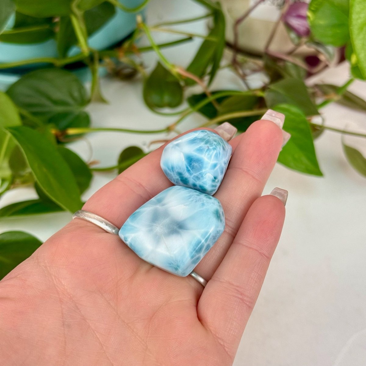 AAA Larimar Tumble – Kenna's Crystals