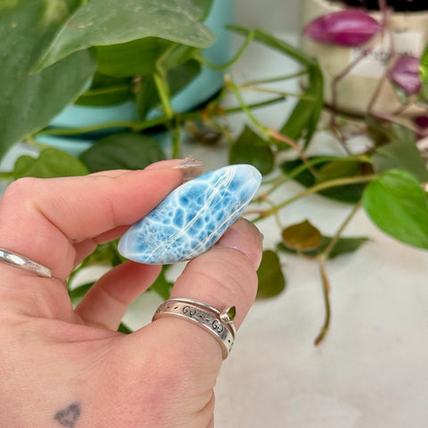 AAA Larimar Tumble 156 8 - Kenna's Crystals from TikTok