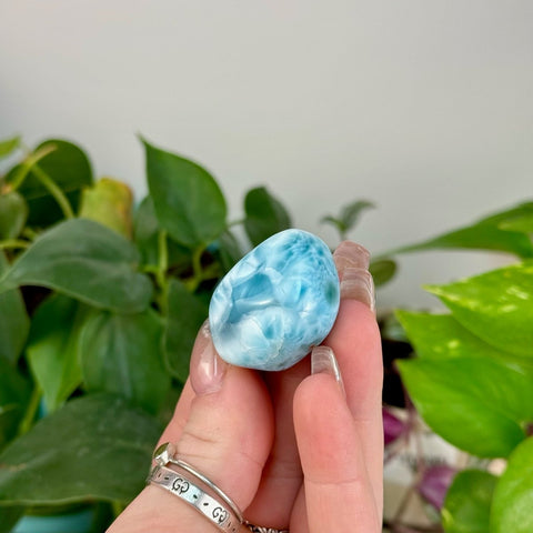 AAA Larimar Tumble 196 12 - Kenna's Crystals from TikTok
