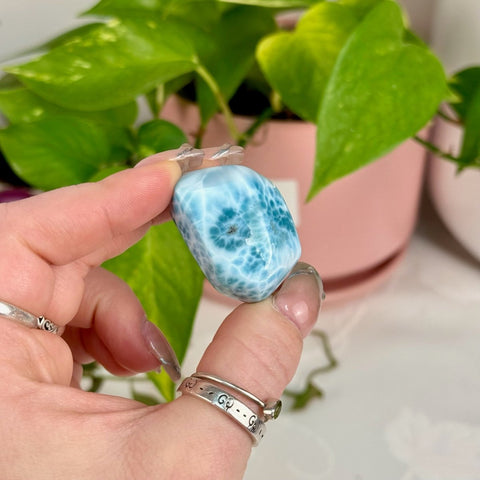 AAA Larimar Tumble 428 20 - Kenna's Crystals from TikTok