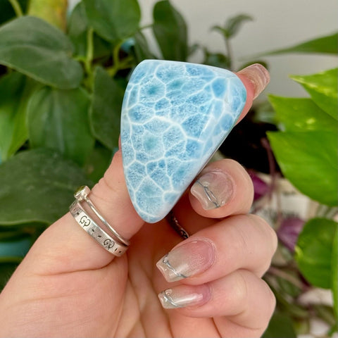 AAA Larimar Tumble 438 1 - Kenna's Crystals from TikTok