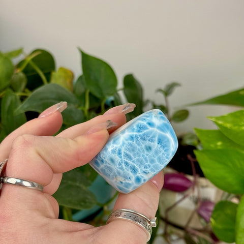 AAA Larimar Tumble 511 18 - Kenna's Crystals from TikTok