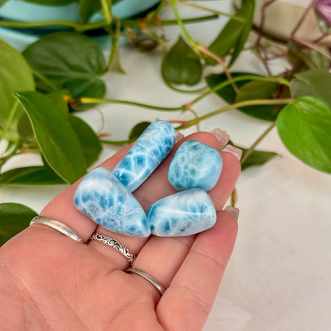 AAA Larimar Tumble 78 5 - Kenna's Crystals from TikTok
