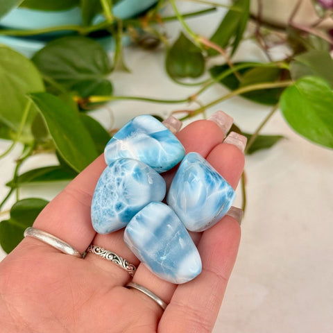 AAA Larimar Tumble 98 6 - Kenna's Crystals from TikTok