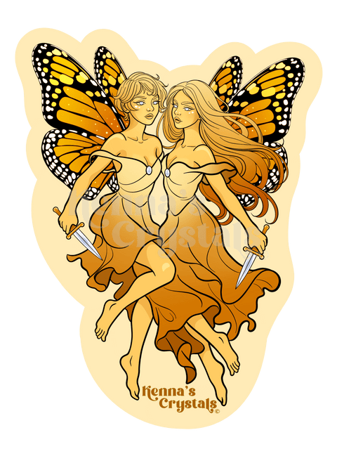 Aesthetic Sticker Gemini Sticker 1 - Kenna's Crystals from TikTok