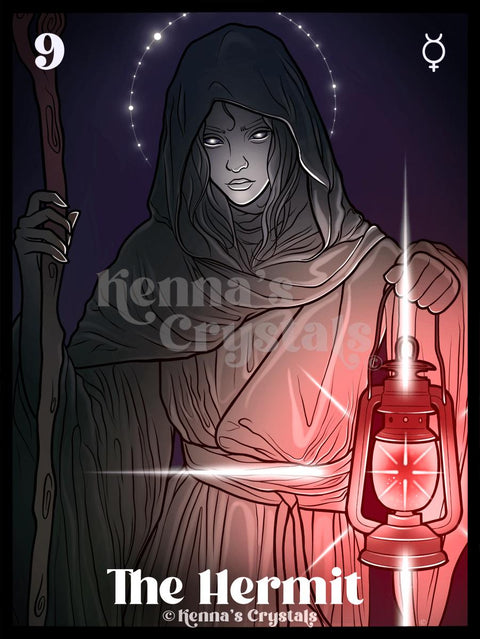 Aesthetic Sticker The Hermit Sticker 1 - Kenna's Crystals from TikTok