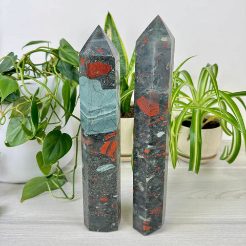 African Bloodstone Tower 99 5 - Kenna's Crystals from TikTok