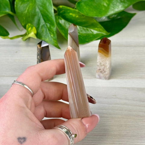Agate Obelisk 11 1 - Kenna's Crystals from TikTok