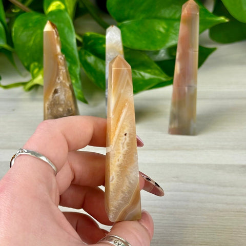 Agate Obelisk 22 2 - Kenna's Crystals from TikTok