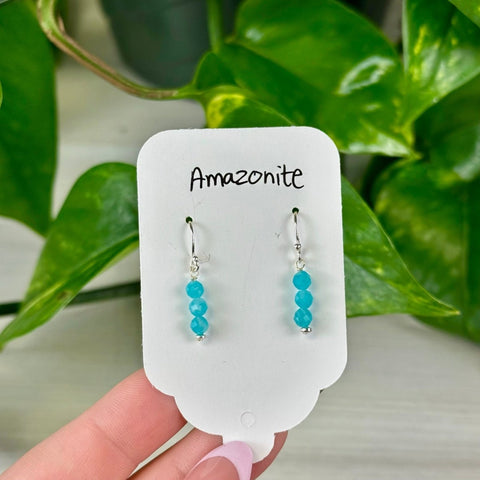 Amazonite Earrings 1 - Kenna's Crystals from TikTok