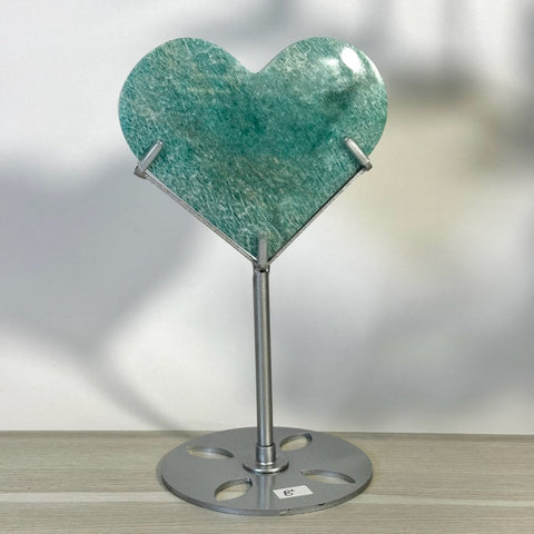 Amazonite Heart With Custom Stand B2 28 - Kenna's Crystals from TikTok