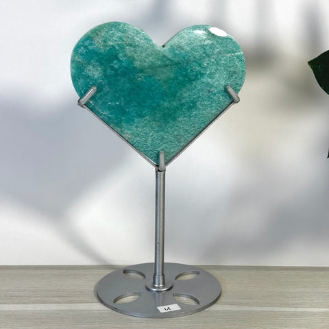 Amazonite Heart With Custom Stand U 21 - Kenna's Crystals from TikTok