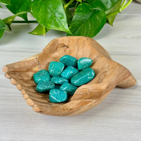 Amazonite Tumble 1 - Kenna's Crystals from TikTok
