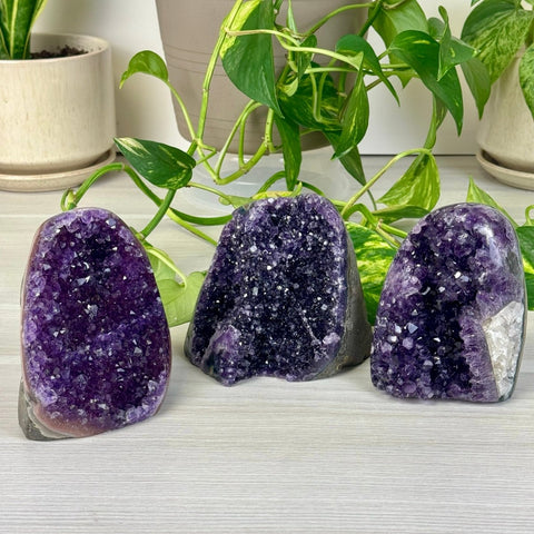 Amethyst Cut Base 133 9 - Kenna's Crystals from TikTok