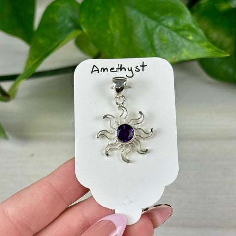 Amethyst Sun Pendant 1 - Kenna's Crystals from TikTok