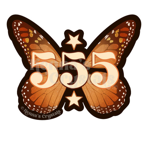 555 Sticker - Kenna's Crystals