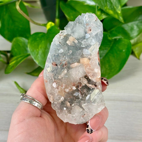 Apophyllite with Heulandite Inclusions 65 6 - Kenna's Crystals from TikTok