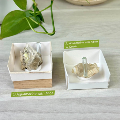 Aquamarine Specimen 266 1 - Kenna's Crystals from TikTok