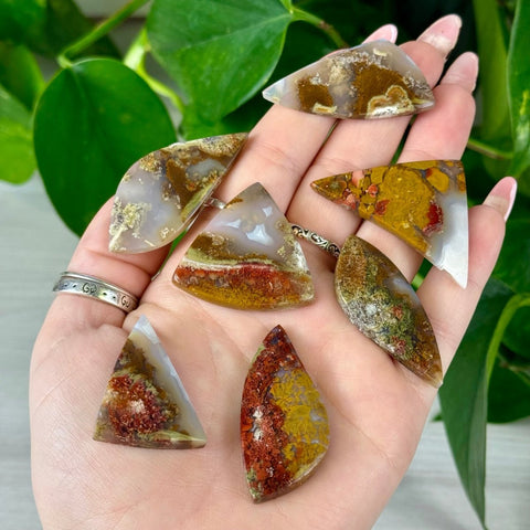 Autumn Scenic Moss Agate Cabochon 33 2 - Kenna's Crystals from TikTok