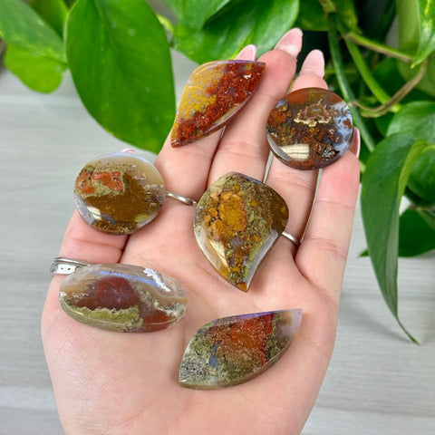 Autumn Scenic Moss Agate Cabochon 44 3 - Kenna's Crystals from TikTok