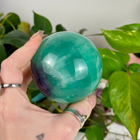 Baja Fluorite Sphere 133 8 - Kenna's Crystals from TikTok