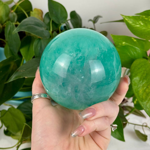 Baja Fluorite Sphere 266 11 - Kenna's Crystals from TikTok
