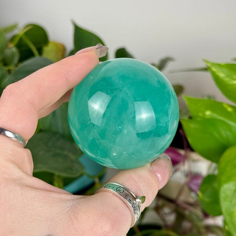 Baja Fluorite Sphere 55 3 - Kenna's Crystals from TikTok