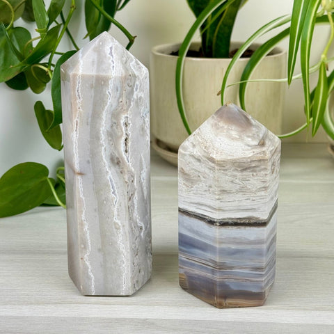 Banded Jasper Tower 88 5 - Kenna's Crystals from TikTok