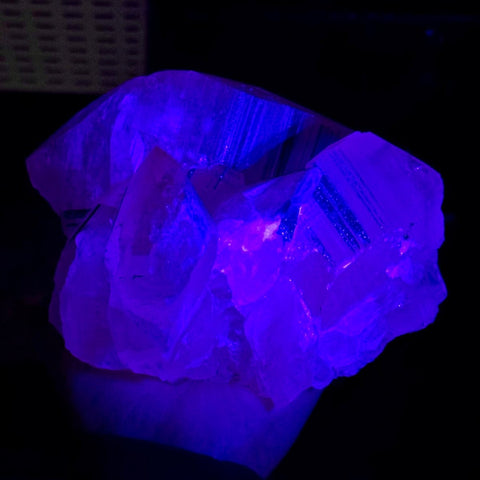 Benz Calcite with Calico Pyrite (UV Reactive) 1110 2 - Kenna's Crystals from TikTok