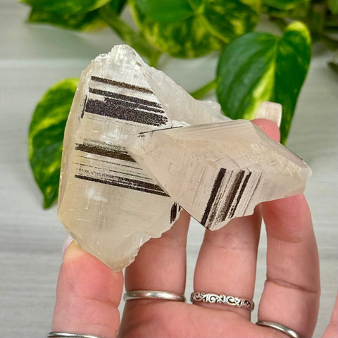 Benz Calcite with Calico Pyrite (UV Reactive) 270 10 - Kenna's Crystals from TikTok