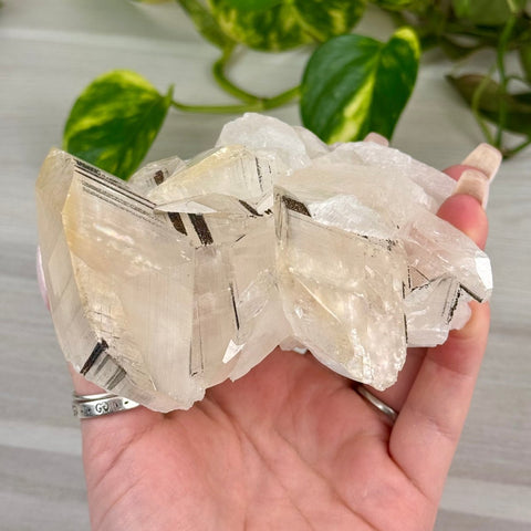 Benz Calcite with Calico Pyrite (UV Reactive) 505 8 - Kenna's Crystals from TikTok