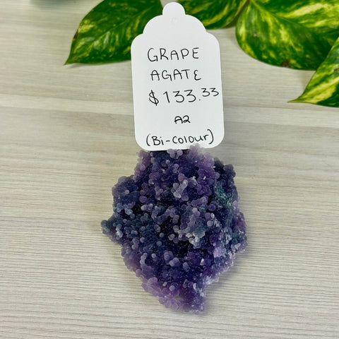 Bicolour Grape Agate A2 27 - Kenna's Crystals from TikTok