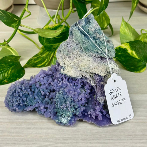 Bicolour Grape Agate B 2 - Kenna's Crystals from TikTok