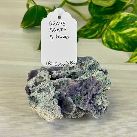 Bicolour Grape Agate B2 28 - Kenna's Crystals from TikTok