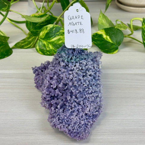 Bicolour Grape Agate C 3 - Kenna's Crystals from TikTok