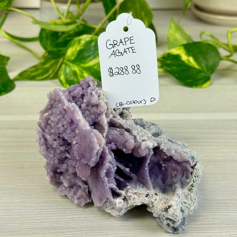Bicolour Grape Agate D 4 - Kenna's Crystals from TikTok