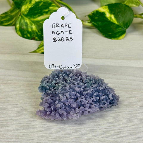 Bicolour Grape Agate D2 31 - Kenna's Crystals from TikTok