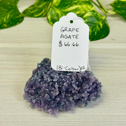 Bicolour Grape Agate E2 32 - Kenna's Crystals from TikTok