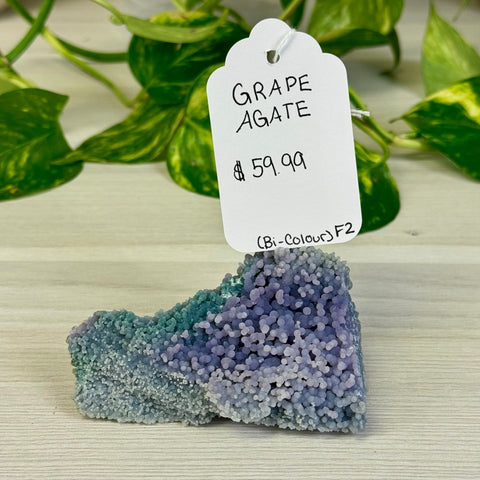 Bicolour Grape Agate F2 33 - Kenna's Crystals from TikTok