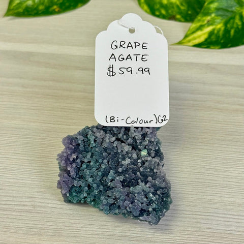 Bicolour Grape Agate G2 34 - Kenna's Crystals from TikTok